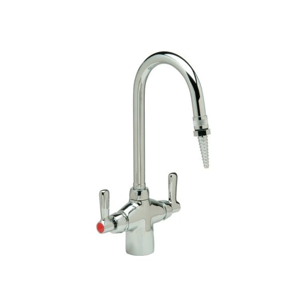 Zurn Z826B1-6F - Deck Mounted Gooseneck Lab Faucet
